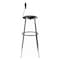 National Public Seating Blk Vinyl Stool Back, 31-39"H, Stationary 6430HB-10 - alternate 8